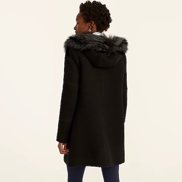 J Crew Womens Chateau parka in Italian stadium-cloth wool J5488 - Picture 2 of 4